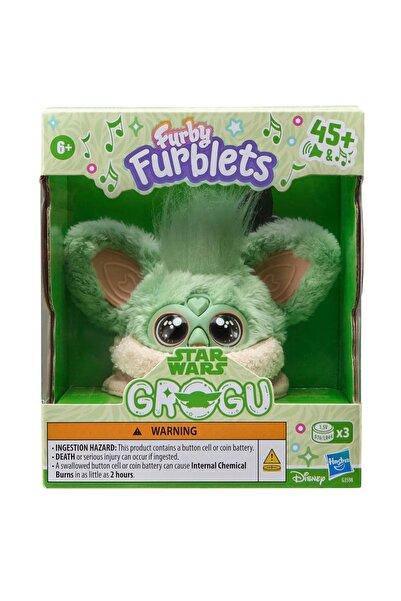 Furby Furblets Grogu Collectible Electronic Plush Toy, Officially Licensed