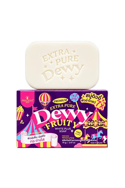 PRECIOUS SKIN Dewy Fruity White Plus Soap 70g Fruit Extract Moisturising Brig...