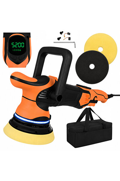 zola Electric car polishing machine, 1000W, dual action, orbital stroke 15 mm...