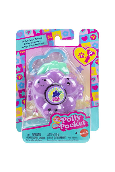 mattel Κούκλα Polly Pocket & Micro Compact, Μπρελόκ και Φύλλο Αυτοκόλλητων, Α...