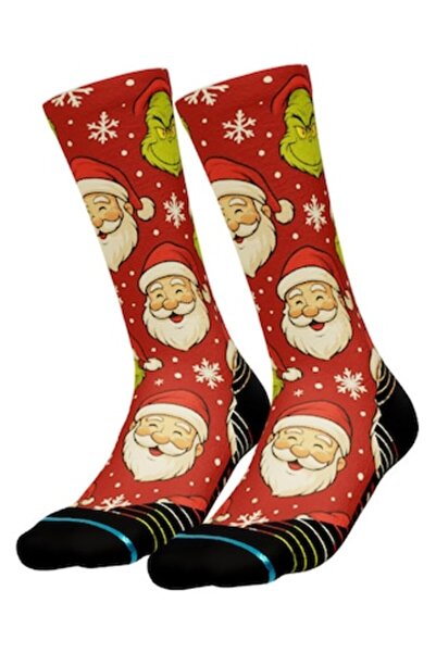 OEM Șosete de Crăciun Moș Crăciun Grinch unisex 38-43 EU