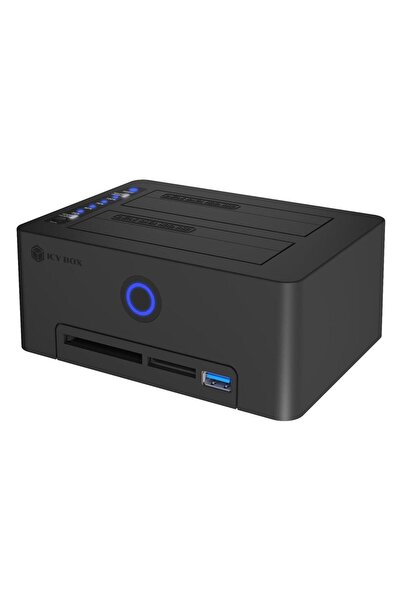 ICY BOX Докинг станция за 2.5 "/3.5 " SATA HDD/SSD, USB 3.0, черна