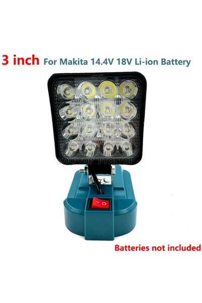 Choice 3 inch Blue NEW LED Work Light For Makita 14.4V 18V Li-ion Battery 3/4...