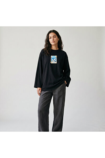 Grafftee Clothing تي شيرت نوباركو سانتوريني اليوناني مطبوع عليه تيشرتات إسلام...