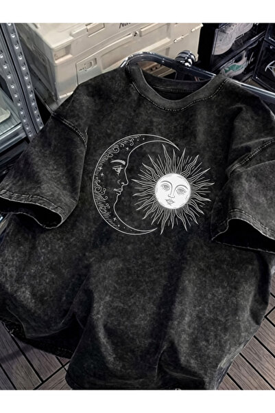 Prekarya design Unisex Oversize Vintage Washed Street Style Street Fashion Co...