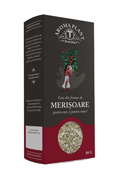 Aroma Plant Ceai frunze de Merisoare, 100% , fara aditivi sau pesticide, 80g