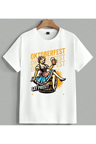 ELFERA Oktoberfest Beer Kiz Say Prost T-shirt majica sa štampanjem, unisex, v...