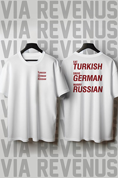 Vordevia Jedi tursku, vozi nemačku, oženi Ruskinju, široka unisex majica od 1...