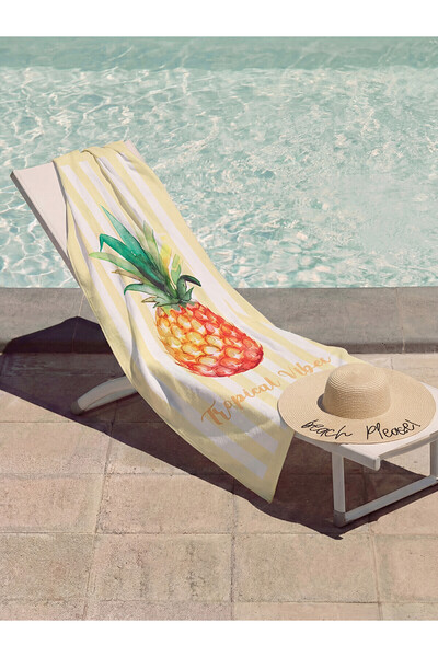 LC Waikiki Trendlucky Women's Beach Towel with Printed Pattern 70X150 cm