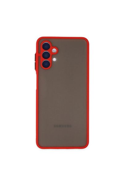 TheGencoo Samsung Galaxy A04S Case Montreal Silicone Cover - Red