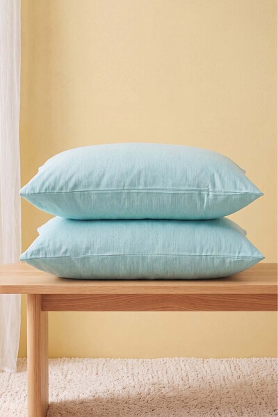 Rivaİstanbul Mint Cotton 2-Piece Pillowcase 50X70 cm