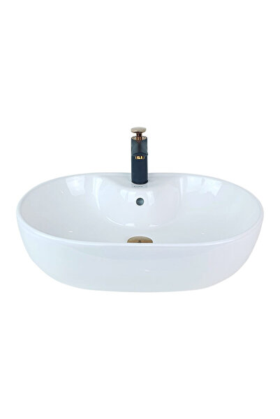 Pure Concept Beyaz Tezgah Üstü Çanak Lavabo