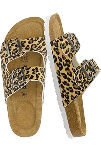 CUSHIONAIRE Women's Lane Cork Footbed Sandal with Comfort (