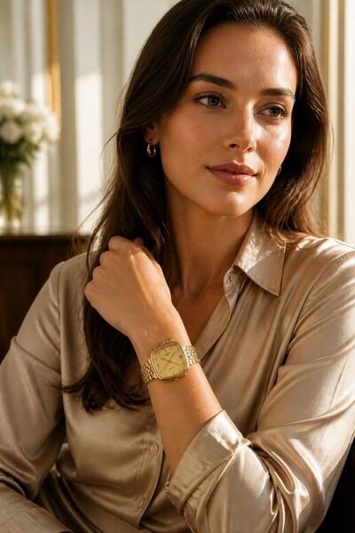 Monalisa Home Premium Metal Strap Watch