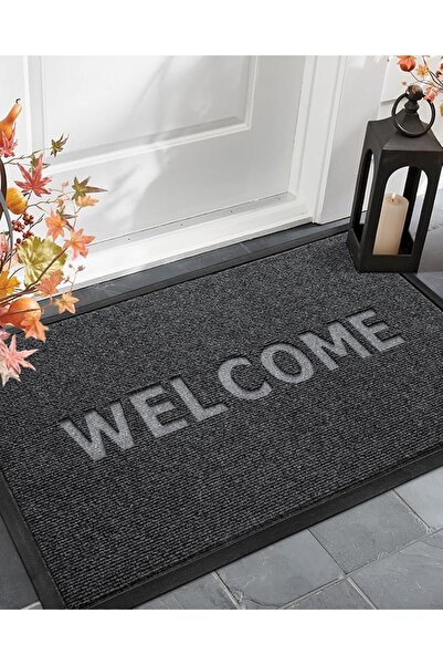 dexi Front Door Mat Outdoor, 45 x 75 cm Non Slip Heavy Duty Doormat, Stain an...