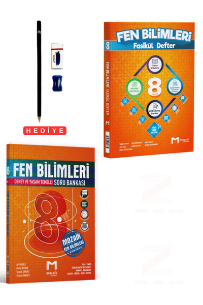Mozaik Yayınları 8.Sınıf Fen Bilimleri Fasikül Defter ve Soru Bankası 2 Kitap...