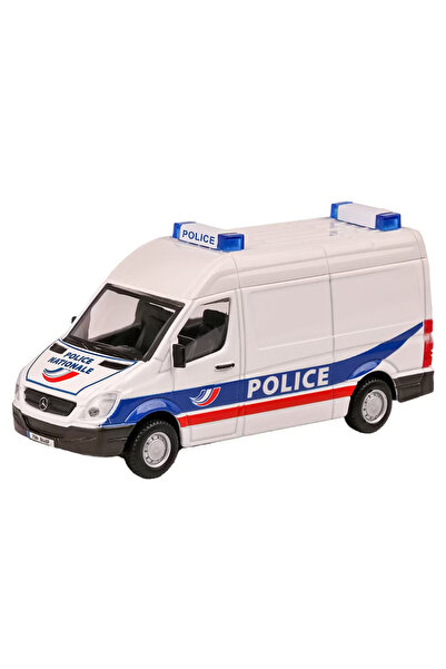 BBURAGO Sigilat- Mercedes-Benz Sprinter Police Nationale 2017 Alb- Scara 1:50-