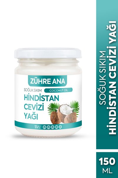 Zühre Ana Hindistan Cevizi Yağı 150 Ml – Soğuk Sıkım Doğal Bitkisel Yağ