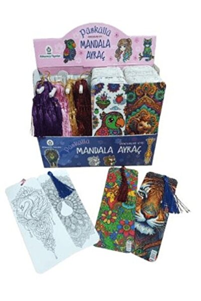 Atıf Yayınları Tasseled Mandala Bookmark for Kids (Set of 400)