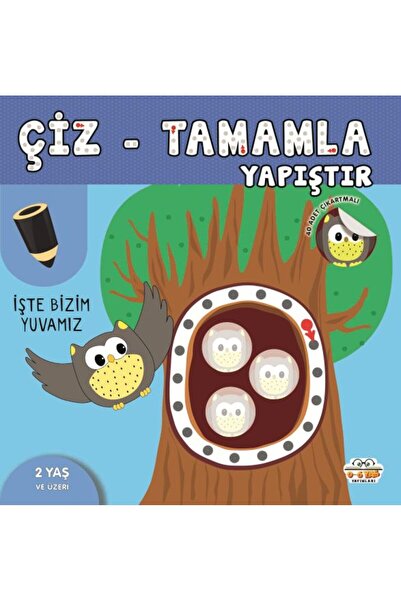 0-6 Yaş Yayınları رسم-ملء-لصق هنا عشنا