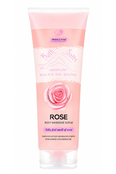 DOS LUNAS Cosmetics Dos Lunas Bath Salts Body Massage Scrub Rose 380 mL