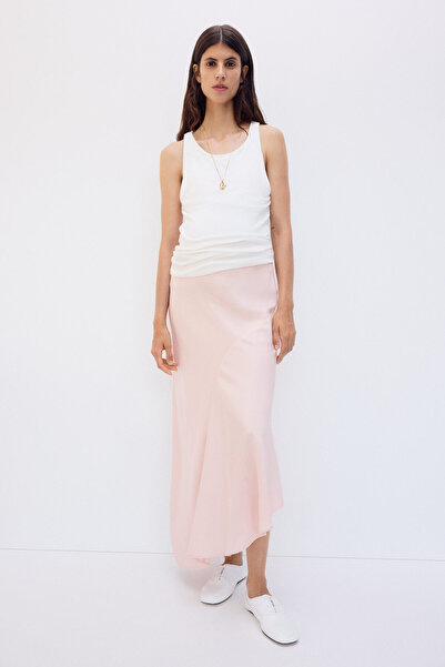 H&M MAMA Asimetrik Saten Etek
