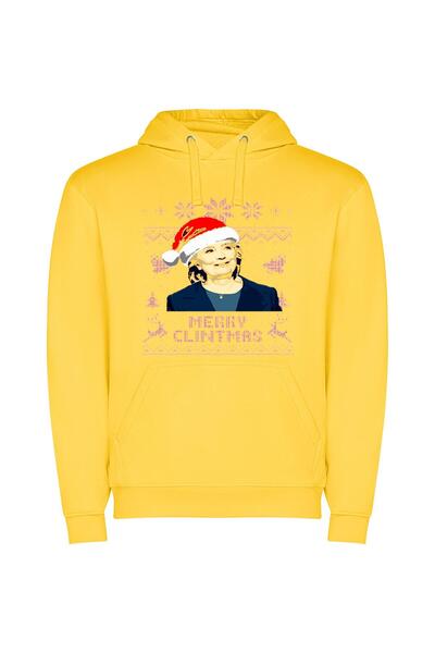 iLovePrints Santa Hat Glam: Clinton's Merry Edit Φούτερ με κουκούλα σε χρώμα ...