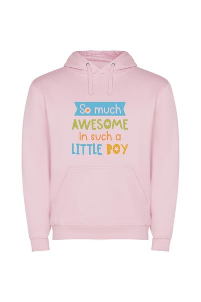 iLovePrints Tiny Marvel: Overflowing Awesomeness Φούτερ με κουκούλα σε χρώμα Ροζ