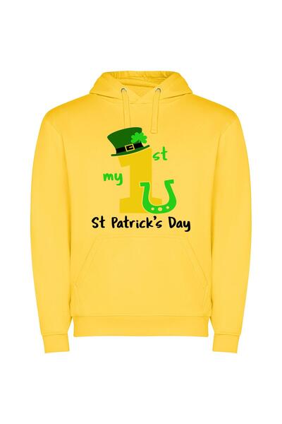 iLovePrints Lucky Hat Clipart: Illustrator's Winner Φούτερ με κουκούλα σε χρώ...