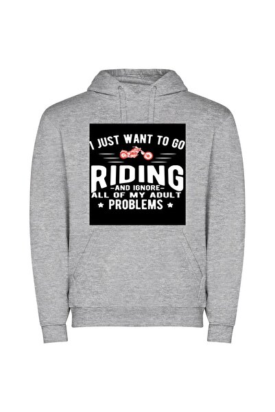 iLovePrints Reckless Bliss: Motorcycle Escapades Φούτερ με κουκούλα σε χρώμα ...