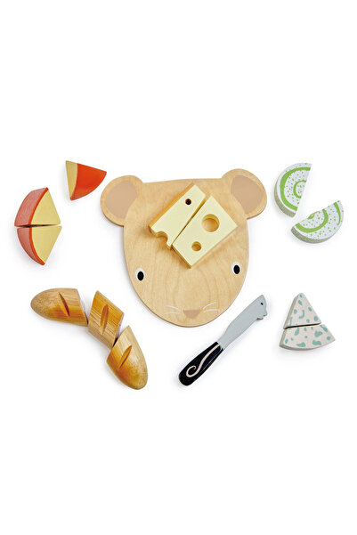 Tender Leaf Toys Tocător din lemn cu brânzeturi