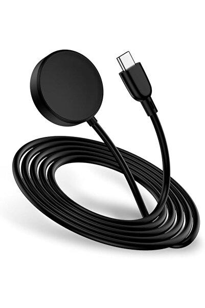 Generic شاحن ساعة USB-C سريع، لوحة شحن لاسلكية مغناطيسية مع كابل من نوع C.