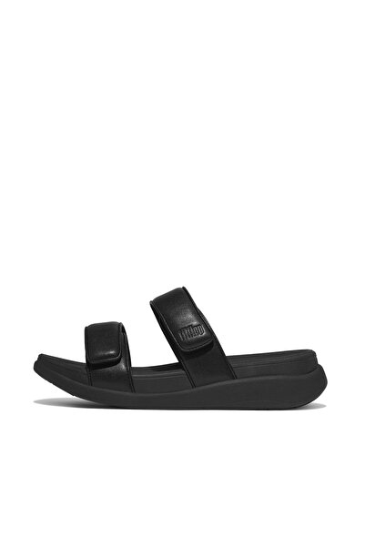 Fitflop صندل نسائي F-Mode Go قابل للتعديل بتصميم مسطح وشريطين