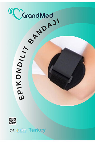 GrandMed Epikondilit Bandajı Tenişçi Dirsekliği Bandı Golfçü Bandı Rahat Konf...