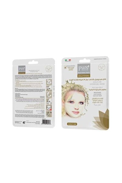 Pure قناع الجمال بالذهب عيار 24 قيراط هيدروجيل