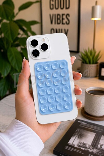 DoaCase Silikon Vakumlu Yapışkanlı Kaymaz Vantuz Cep Telefon Tutucu