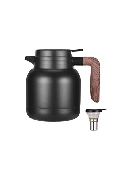 desselan Insulated Vacuum Jug with Tea Filter – 1.2L Stainless Steel Thermal ...