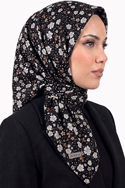 hadiora Women's Black and White Floral Patterned Daily Use Cotton Stitched Wr...