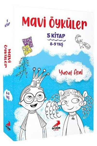 Erdem Yayınları مجموعة القصص الزرقاء (مجموعة من 5 كتب)