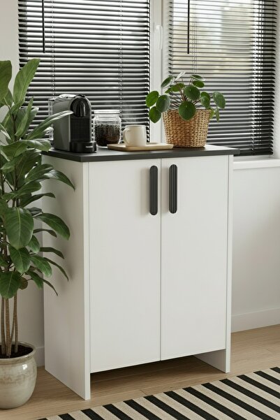 KODIGU PON Çok Amaçlı Dolap | Kahve Köşesi-Banyo Dolabı | 77cm Yükseklik 60cm...