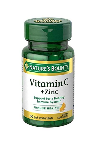 Nature's Bounty Qd Vitamin C + Zinc - 60 Quick Dissolve Tablets
