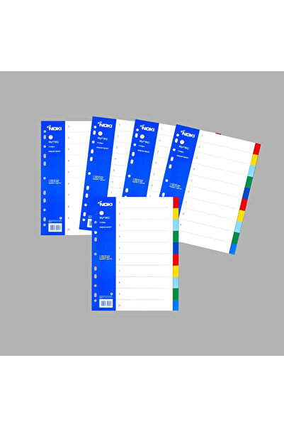Noki SEPARATOR 1-10 (2*5 CULORI) PP (SEPARATOR INDEX) (Pachet de 5)