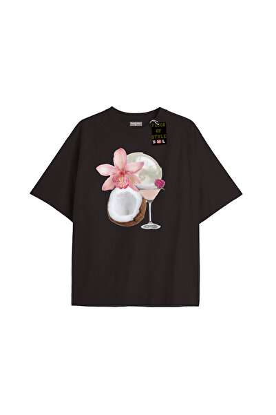 Flood Of Style Γυναικείο μπλουζάκι Coconut Cocktail Λευκό T-shirt