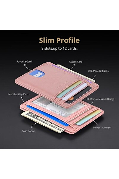 Buffway Mens RFID Blocking Slim Bifold Wallet Minimalist Leather Small Wallet...