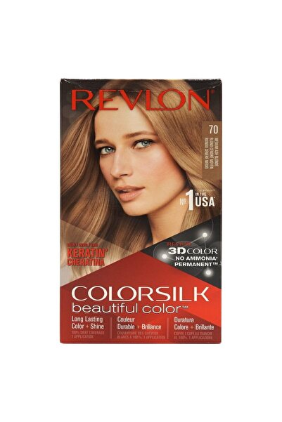 Revlon Hair Dye, Color Silk, 70 Medium Ash Blonde