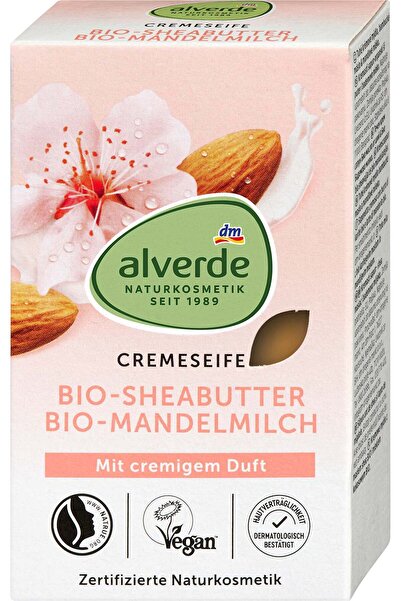 OEM Solid soap with organic shea butter and almond milk, 100 g