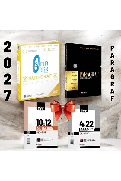 Üç Dört Beş Yayıncılık 345 2027 Paragraf Sıfır Risk -Marka Yayınları 2027 Mod...