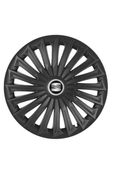 Autohelix MSA Set de 4 capace de roată Joy Black R17 pentru gama de mașini Seat