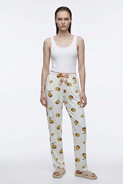 HAKKE Pajama pantalone sa uzorkom meda, Milan