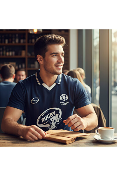 URBANTRENDSTORE Rugby Tasarımlı Günlük Rahat Kullanım Casual Tişört